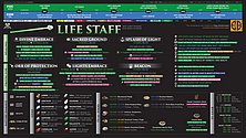  weapon infographic lifestaff image for Amazon New World