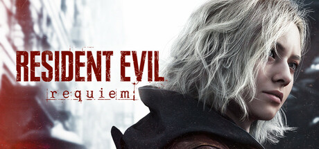 a small Image of Resident Evil Requiem video game logo and a link to it's Steam Store page