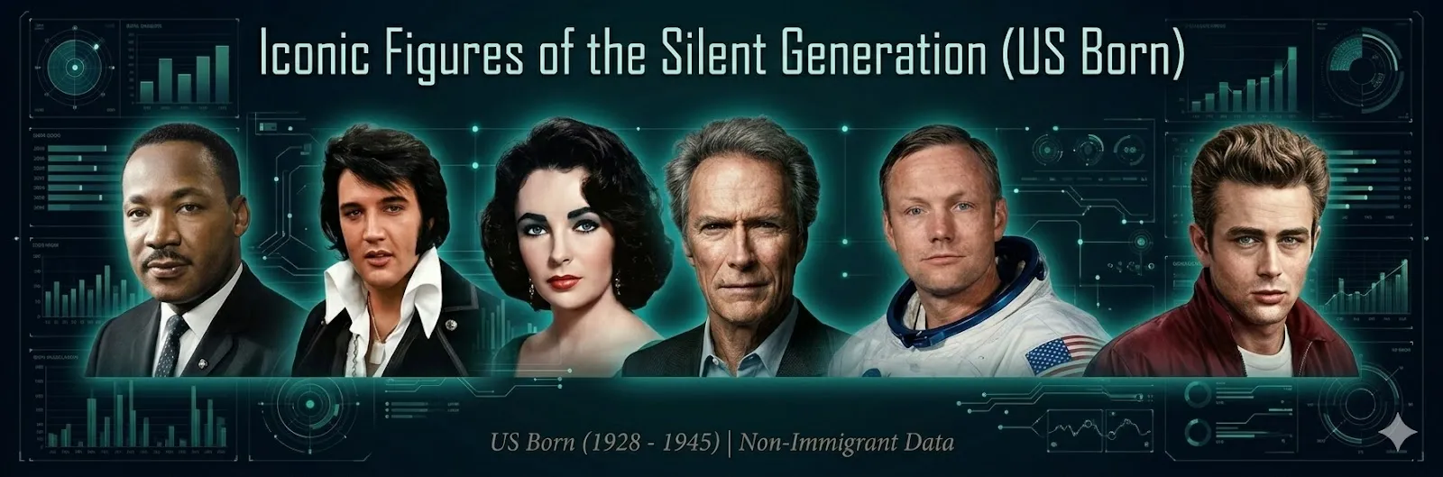 Famous US Born Silent Generation