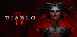 A logo image for Diablo 4 video game.