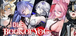 A logo image for Book of Yog video game.